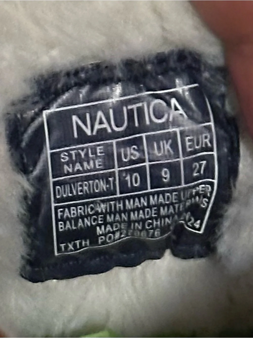 Nautica soft suede